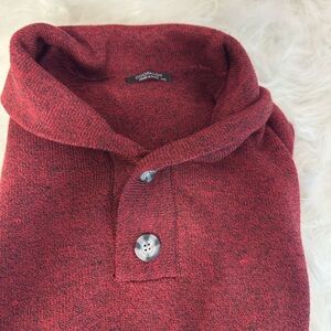 Men’s Red Tone Sweater – Clean & Stylish